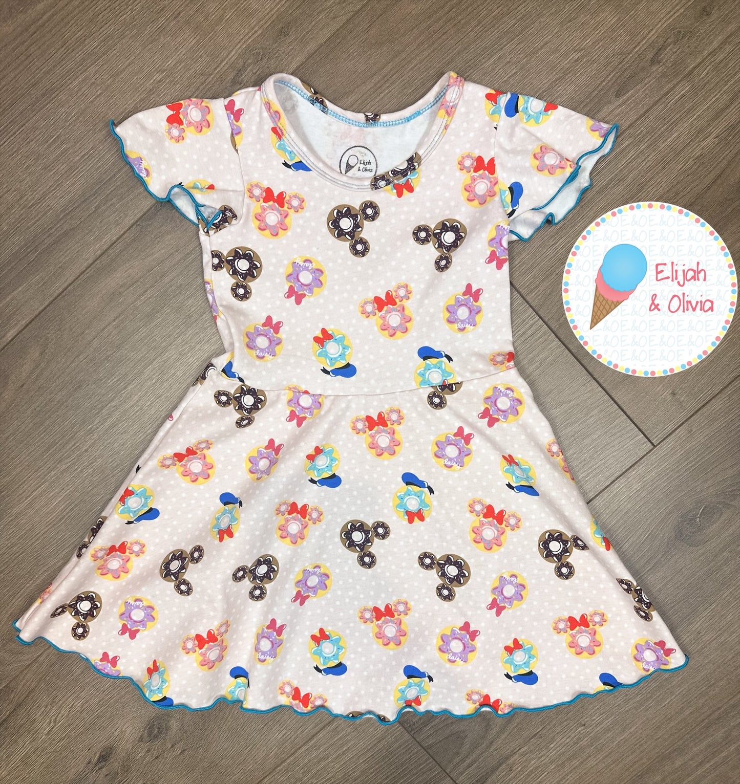 Skater Dress- Magical Donuts