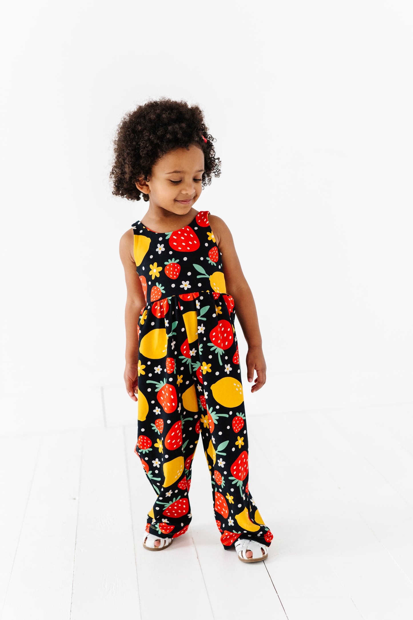 Strawberry Lemonade Pants Romper