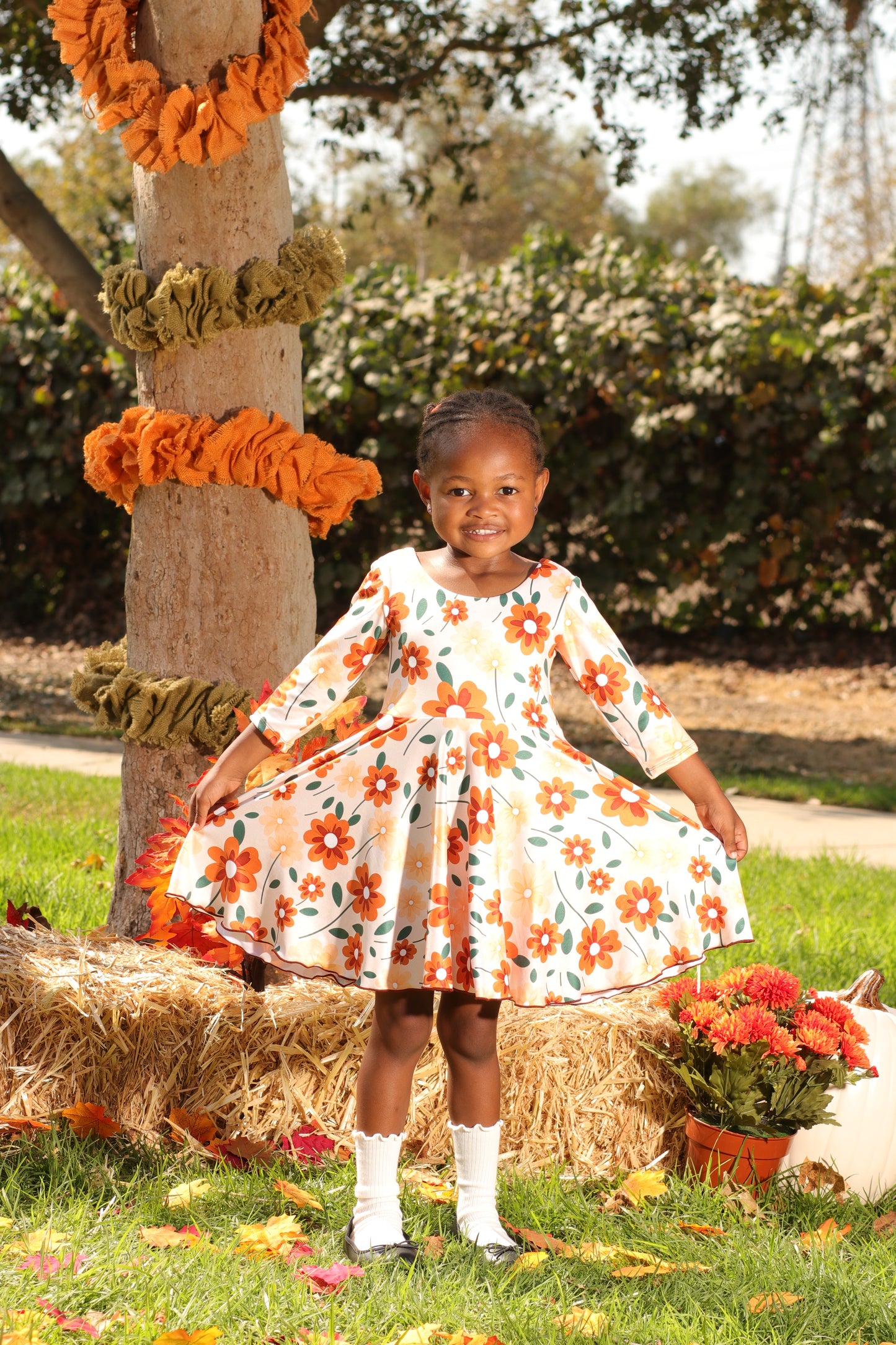 Cecilia Dress- Boho Flowers