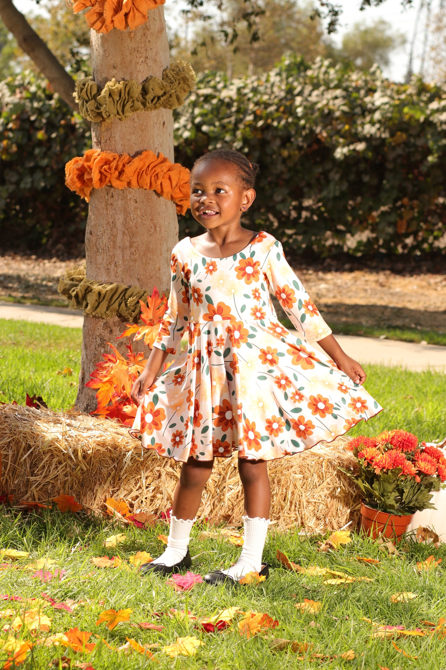 Cecilia Dress- Boho Flowers