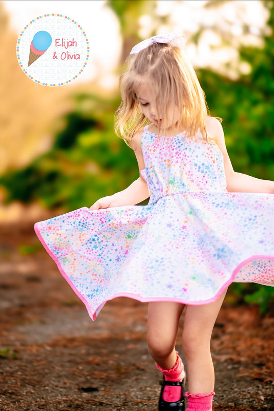 Summer Dress- Rainbow Stars