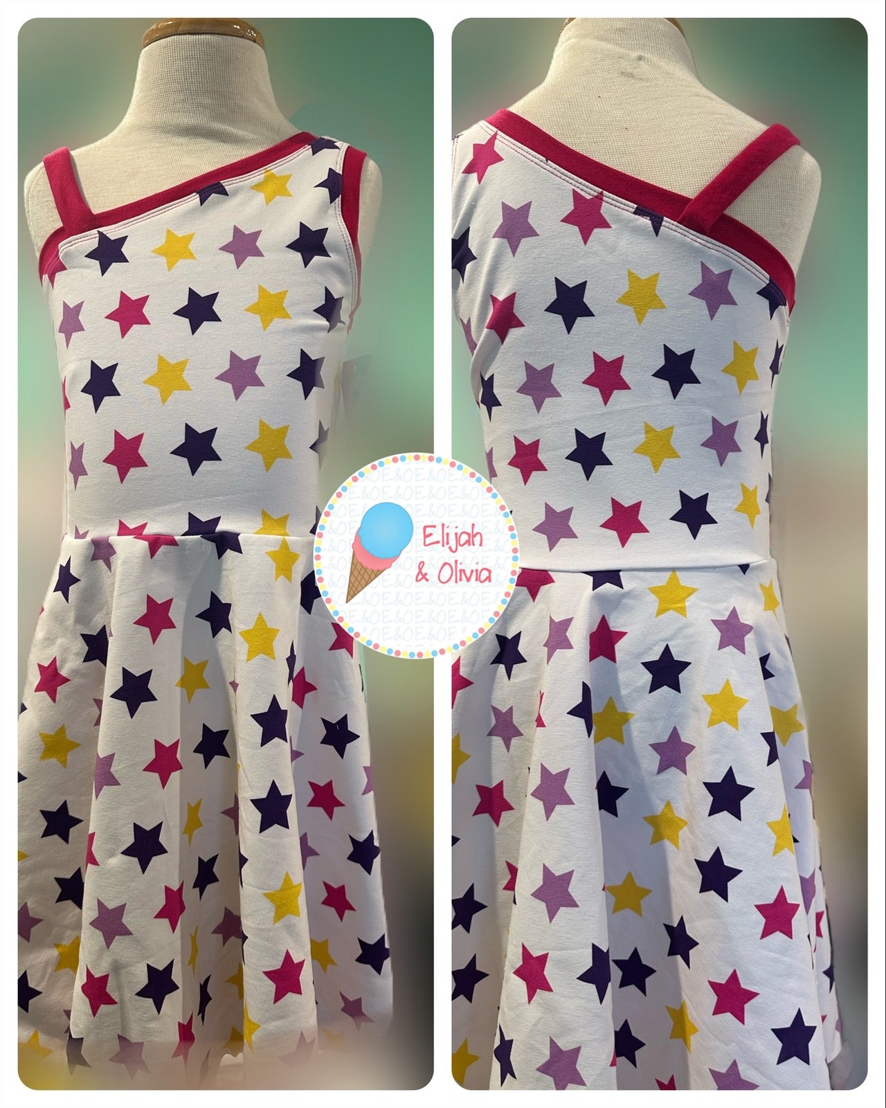 Claire Dress- Stars