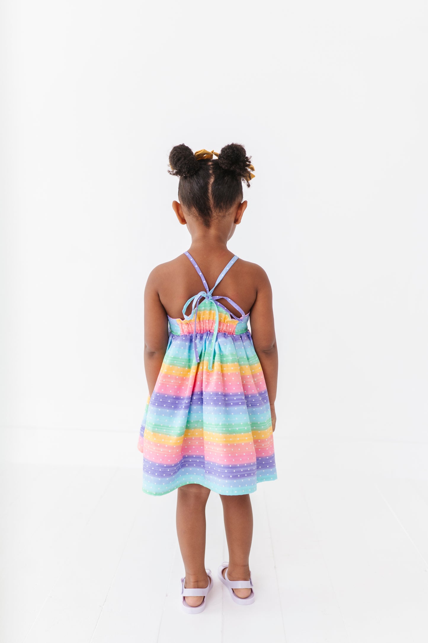 Summer Strappy Dress|Pastel