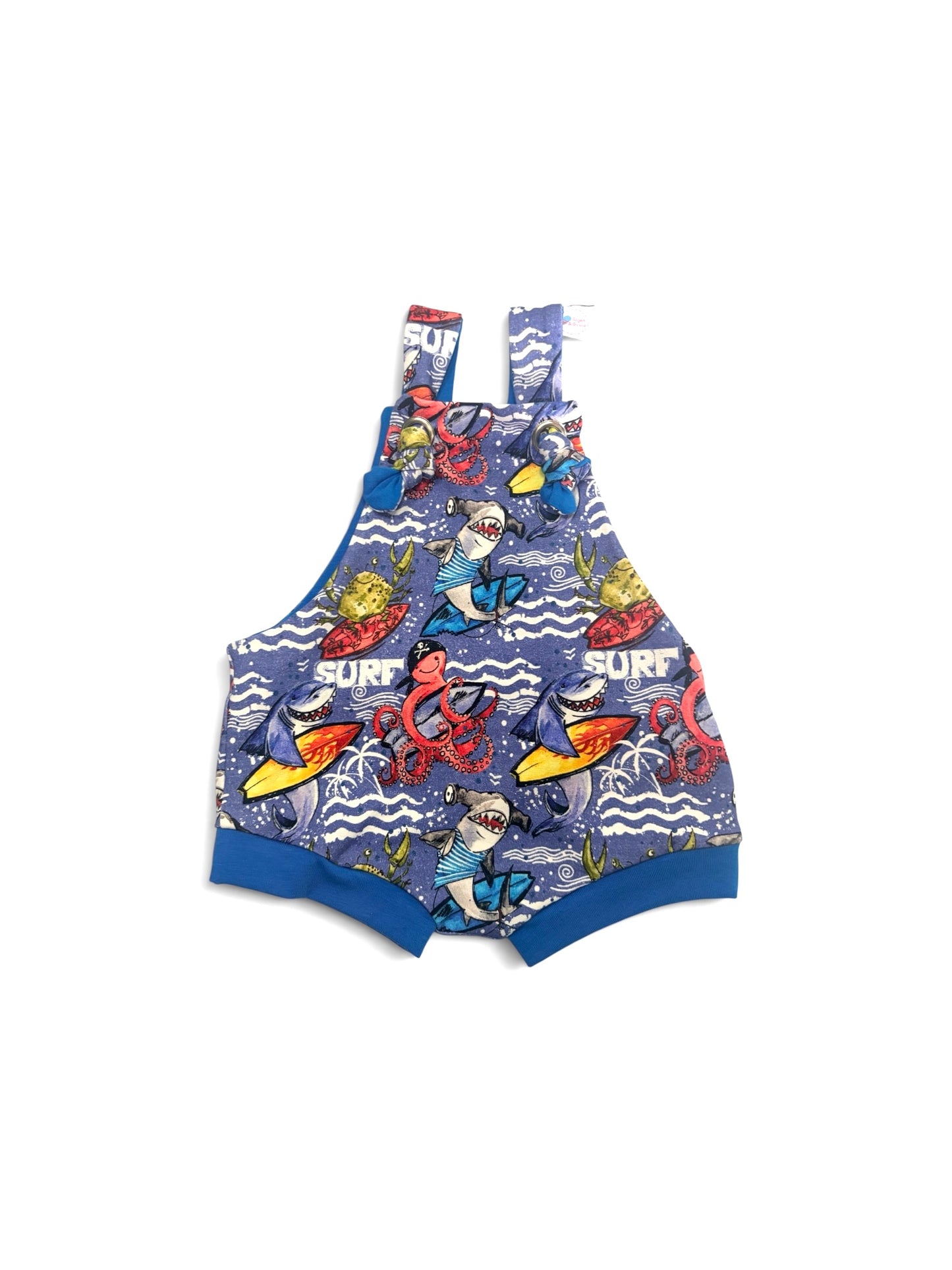 Knotted Romper- Surf