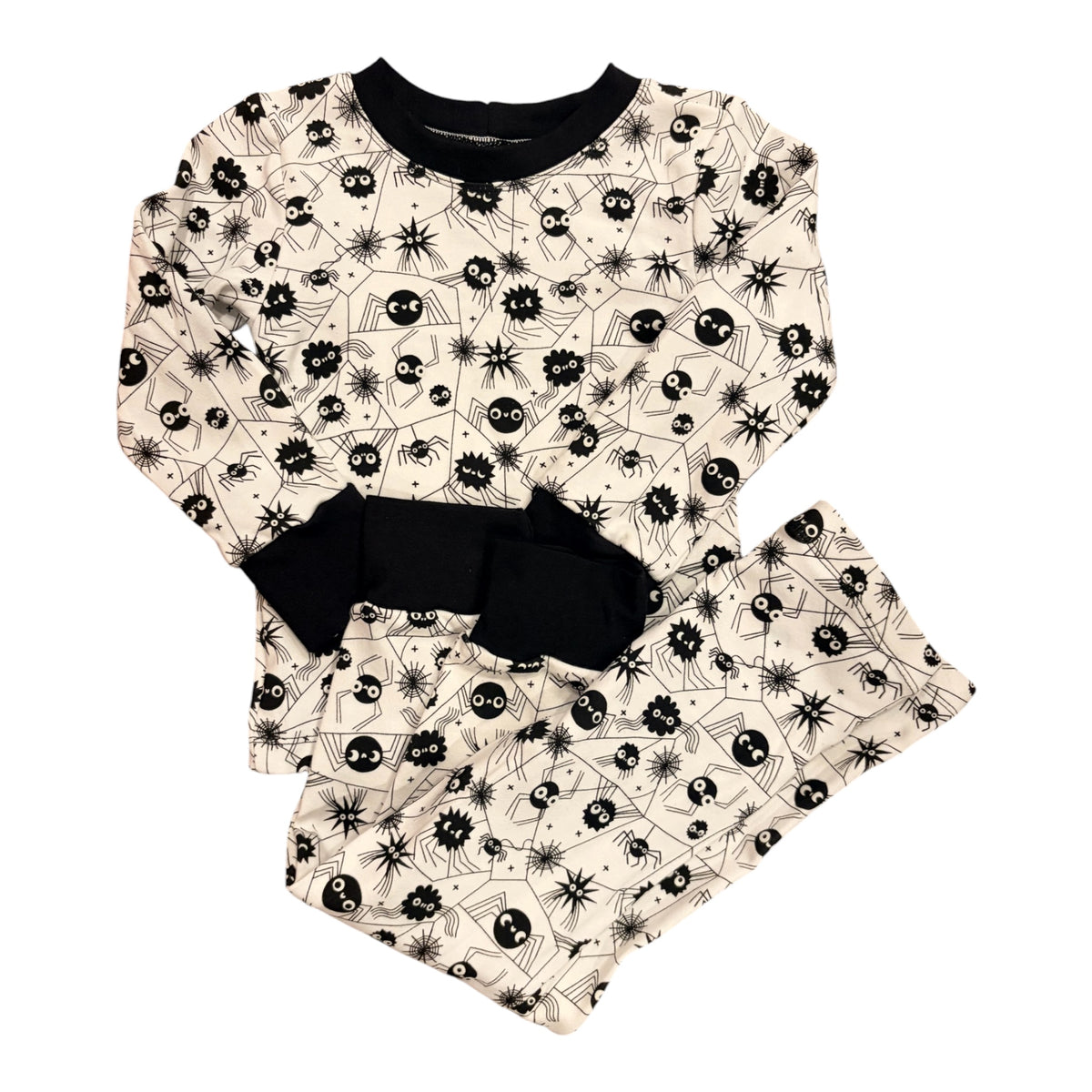 Loungewear- Black & White Spider