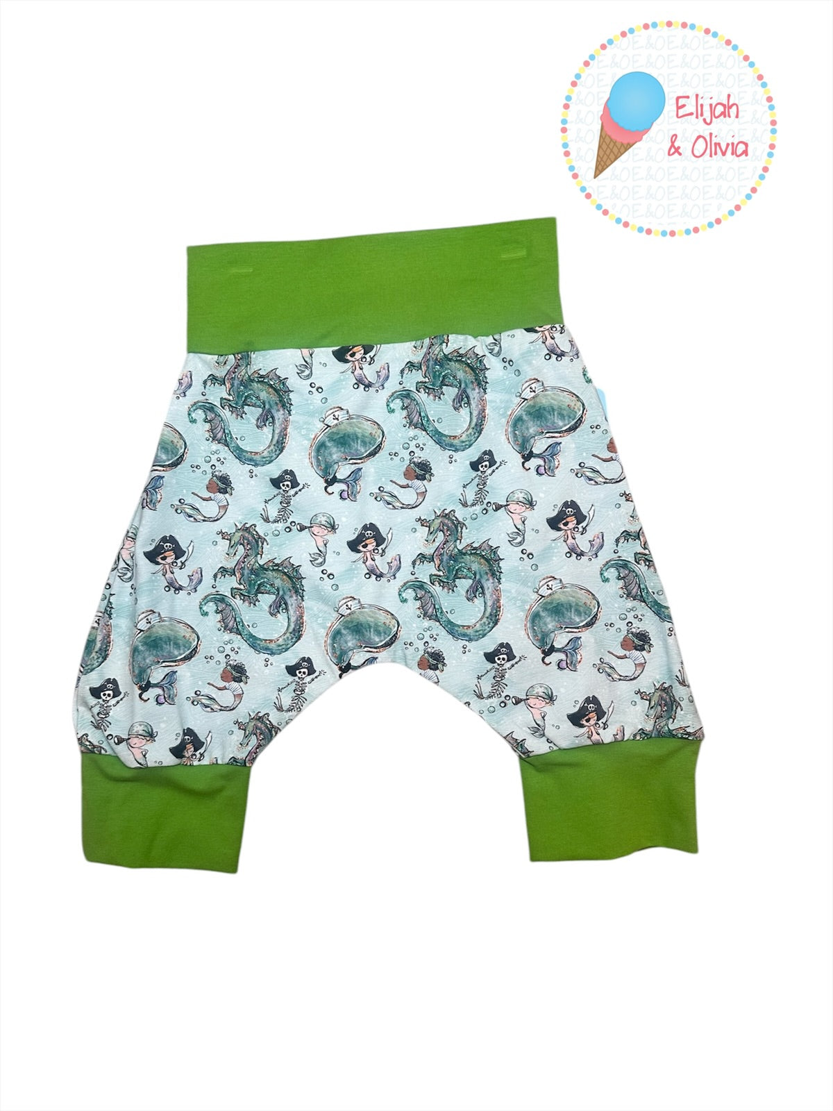 Harem Shorts- Mermen