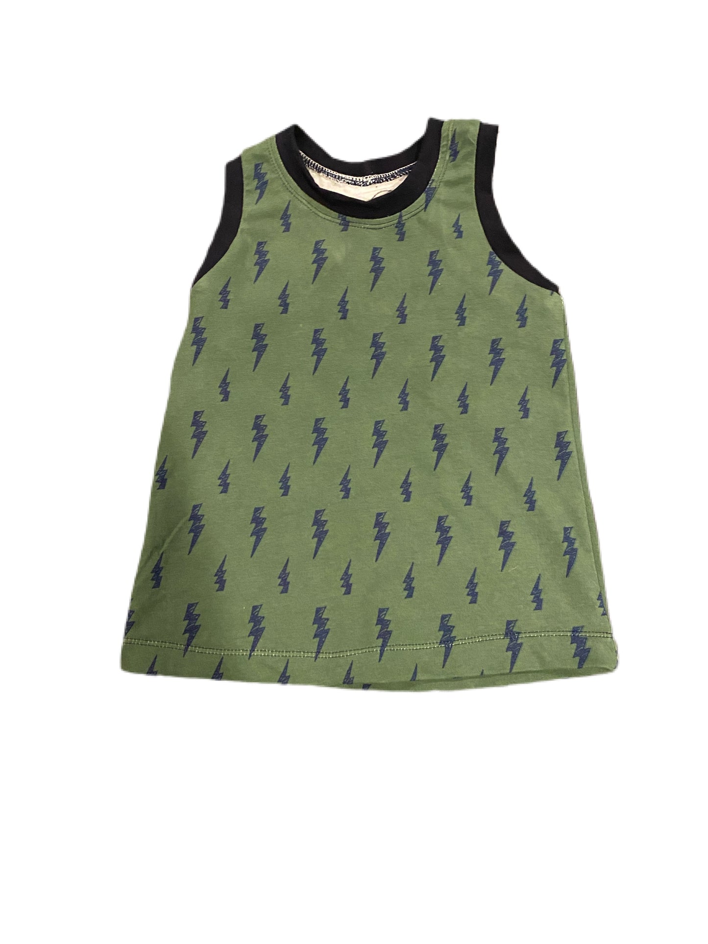 Martin Racerback Tank- Lightning Bolts