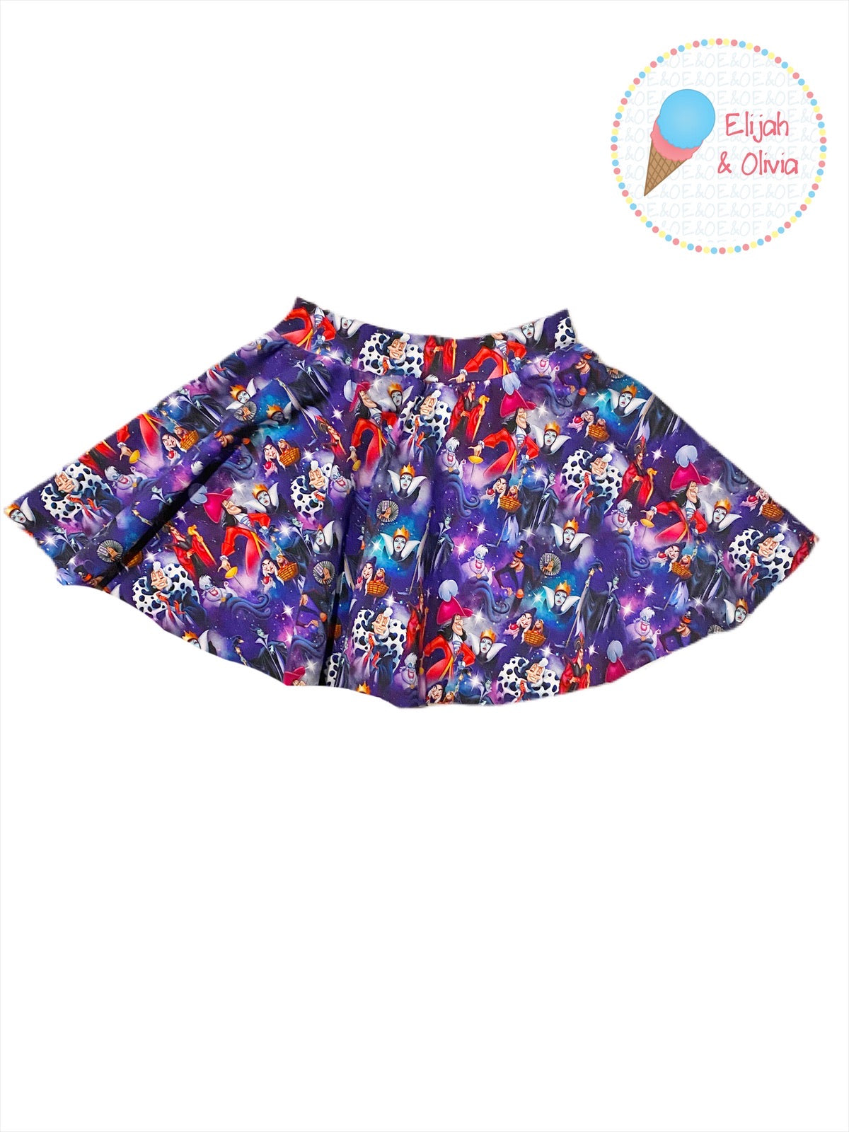 Sienna Twirl Skirt- Villains