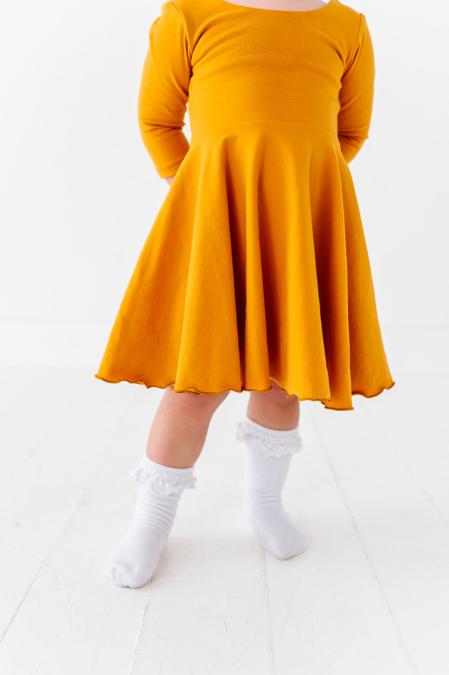 Cecilia Dress- Mustard