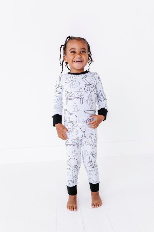 Coloring Pajamas- Construction