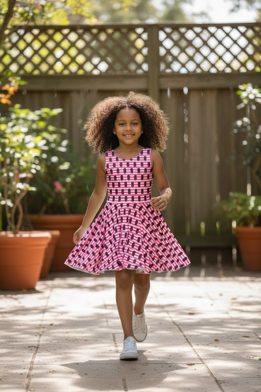 Chloe Tank Dress- Fudge Pops