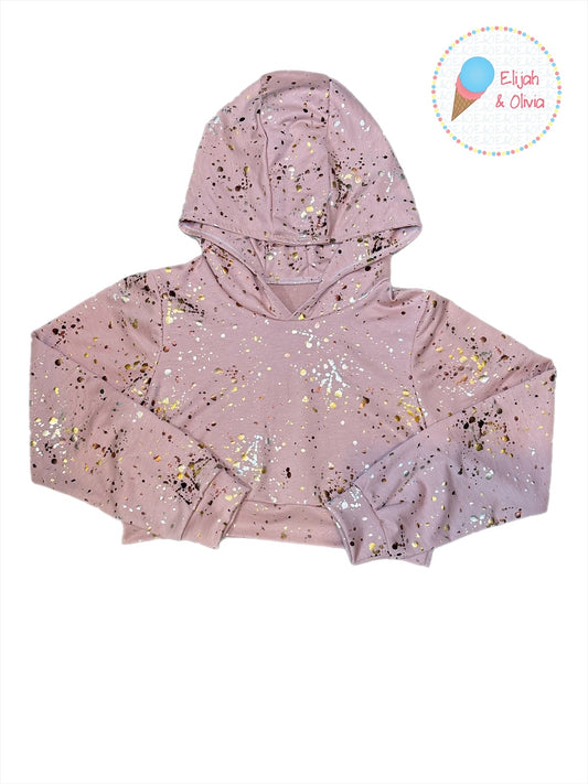 Cropped Hooded Sweatshirt