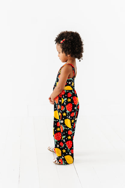 Strawberry Lemonade Pants Romper