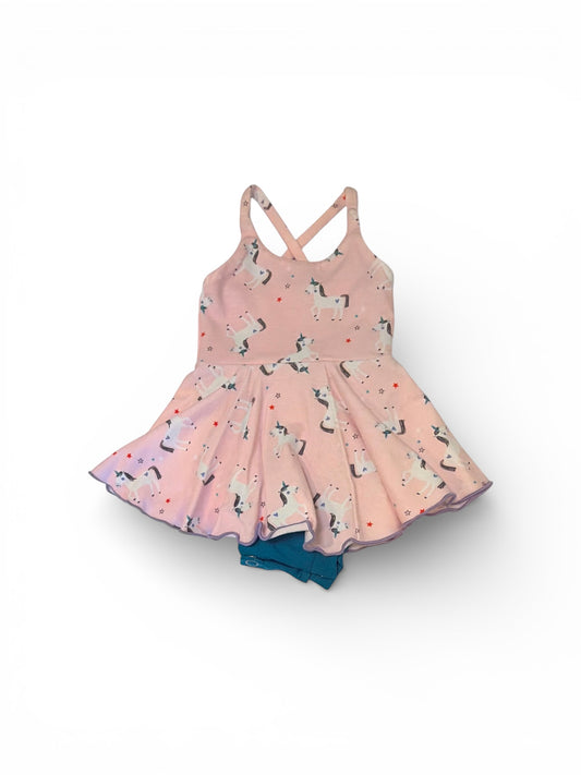 Bodysuit Dress- Unicorns