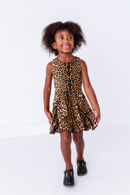 Chloe Tank Dress- Leopard Cheetah