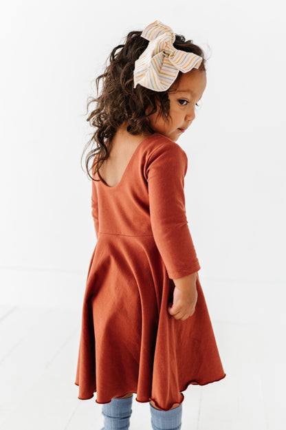 Cecilia Dress- Cinnamon