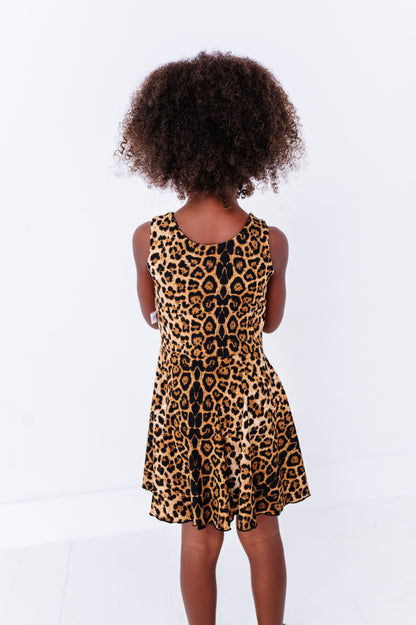 Chloe Tank Dress- Leopard Cheetah
