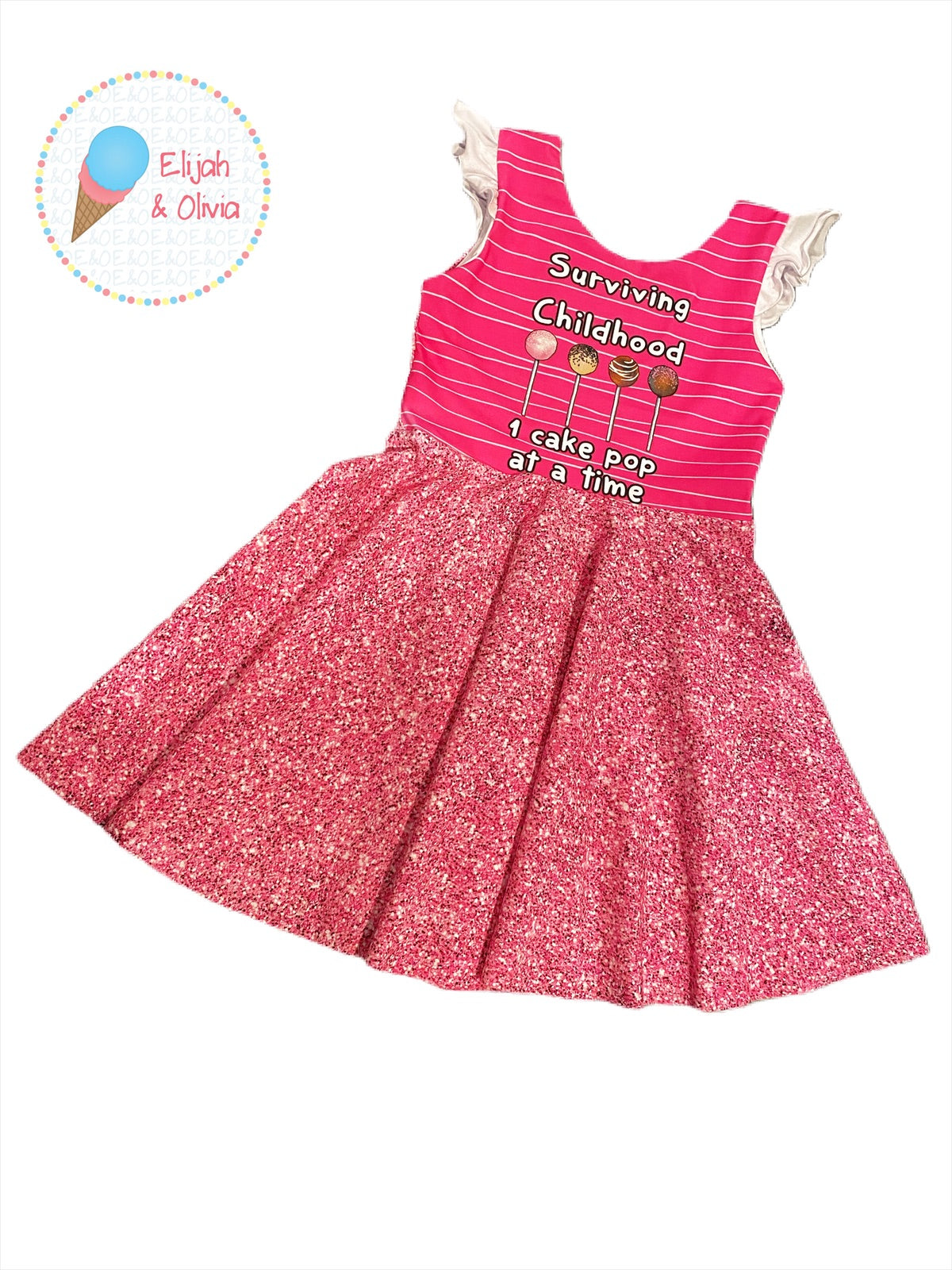 Flutter Sleeve Dress- Surviving Childhood