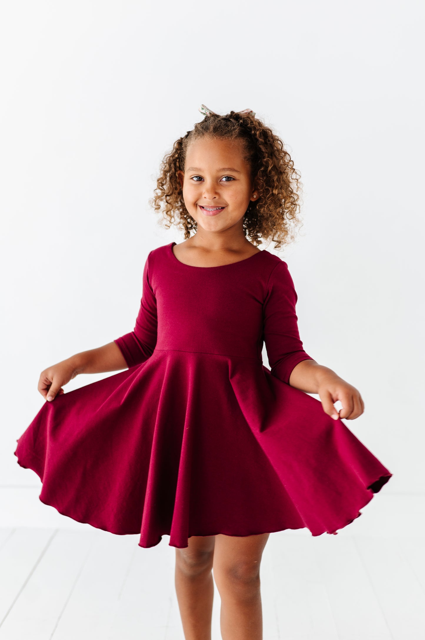 Cecilia Dress- Maroon