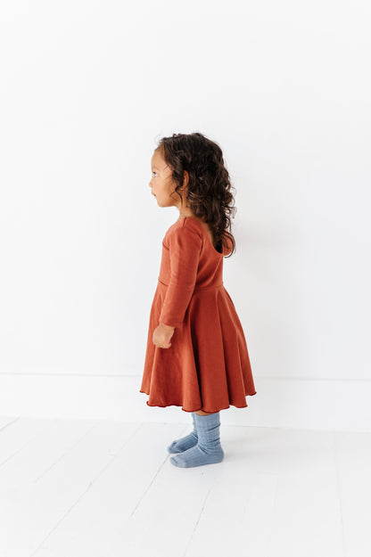 Cecilia Dress- Cinnamon