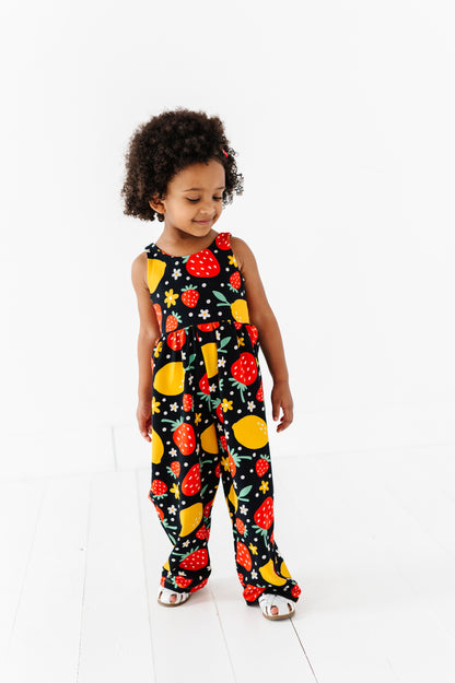 Strawberry Lemonade Pants Romper