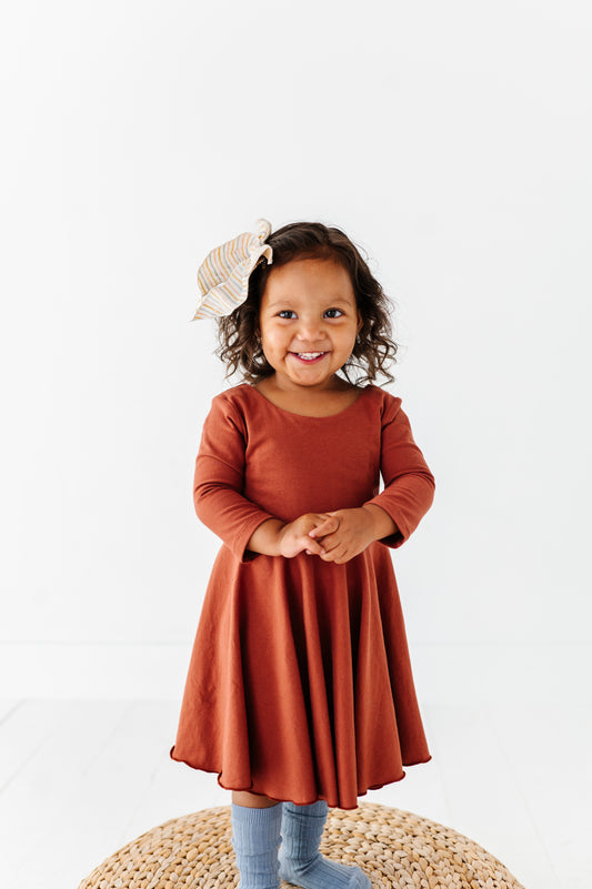 Cecilia Dress- Cinnamon