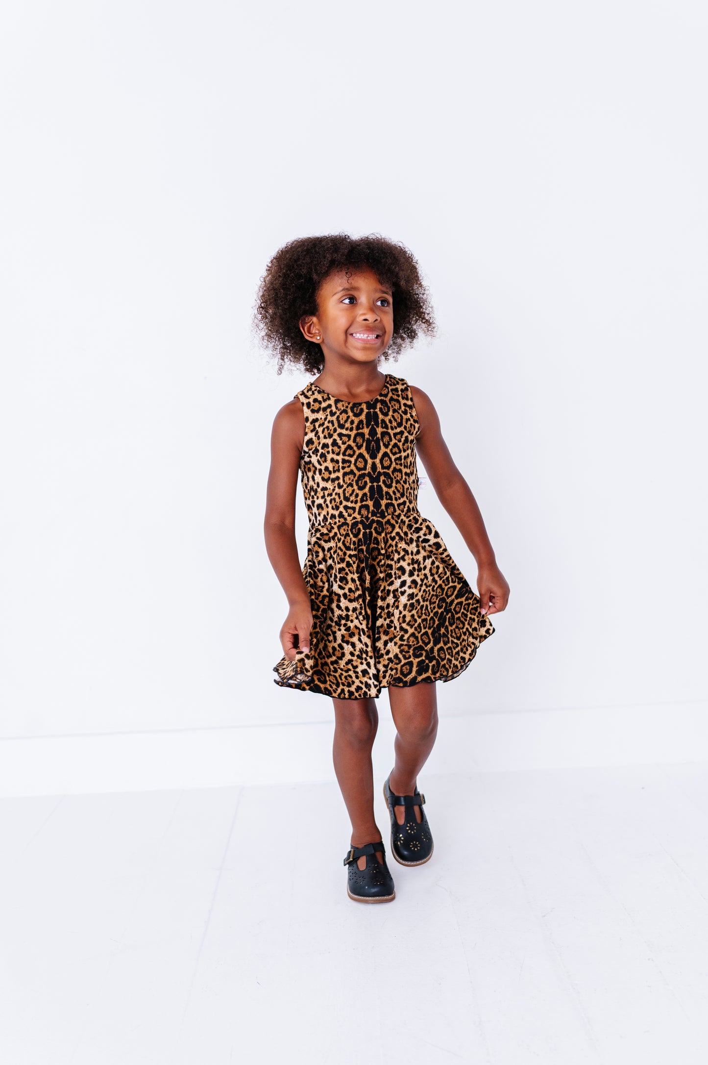 Chloe Tank Dress- Leopard Cheetah