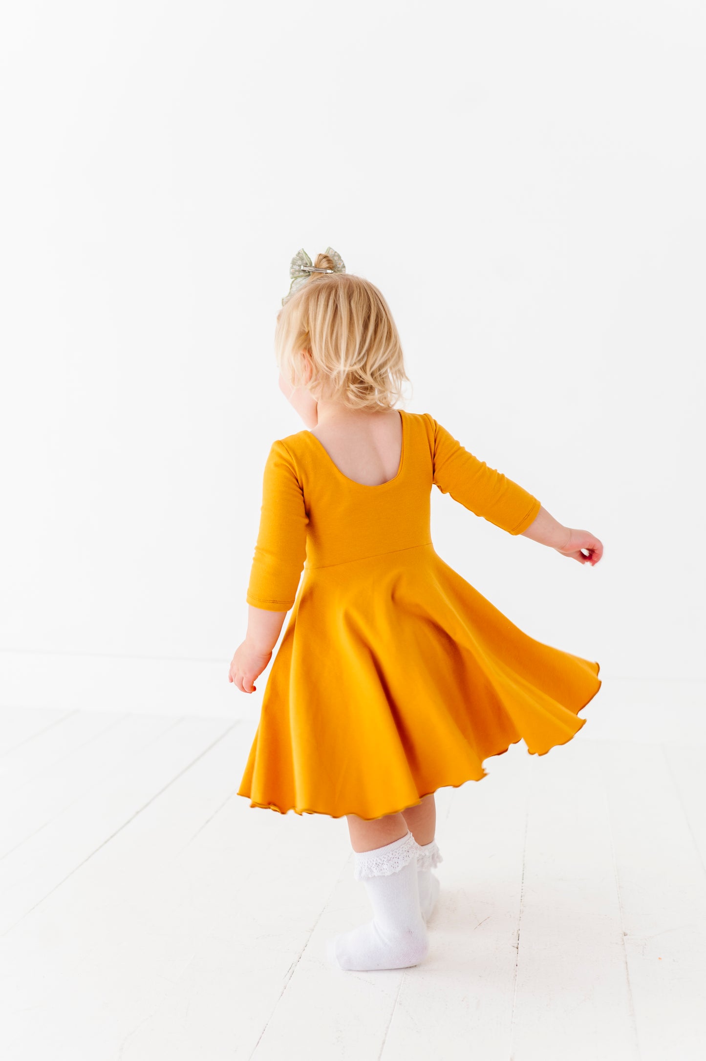 Cecilia Dress- Mustard