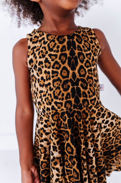 Chloe Tank Dress- Leopard Cheetah