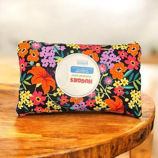 Circle Wipes Case- Floral