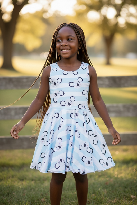 Chloe Tank Dress- Koala