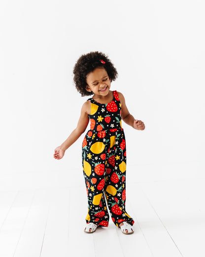 Strawberry Lemonade Pants Romper