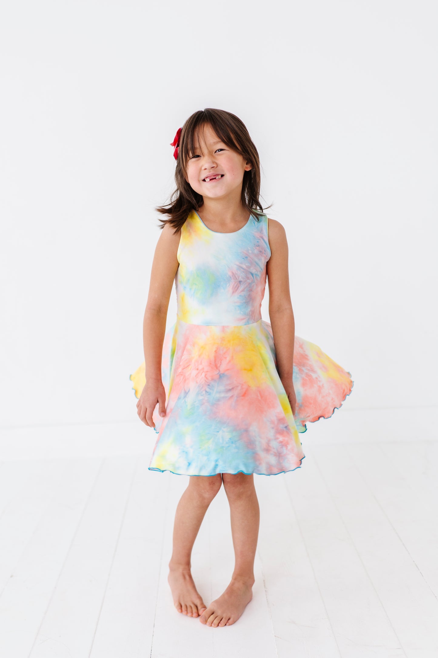 Chloe Dress- Pastel Tie-Dye