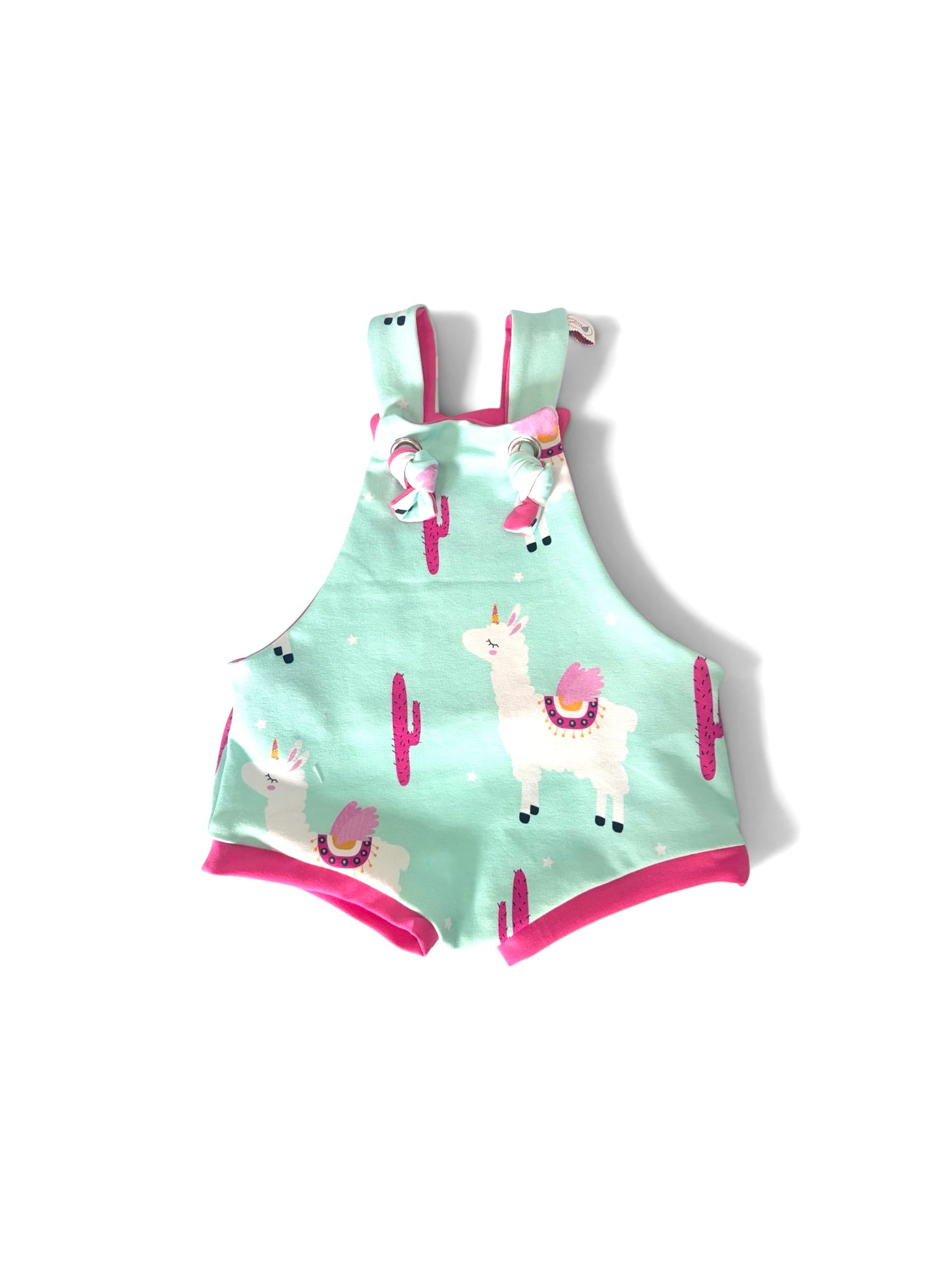 Knotted Romper- llamas