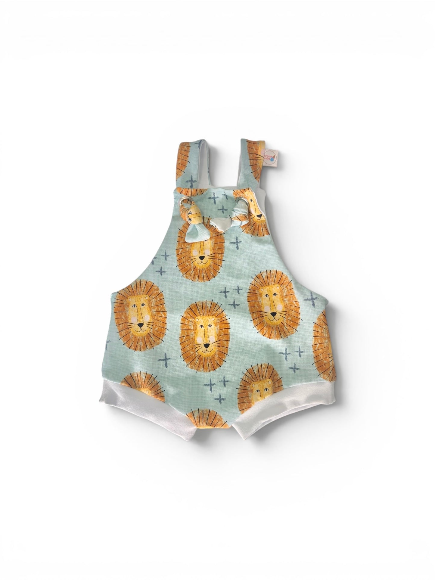 Knotted Romper- Lions