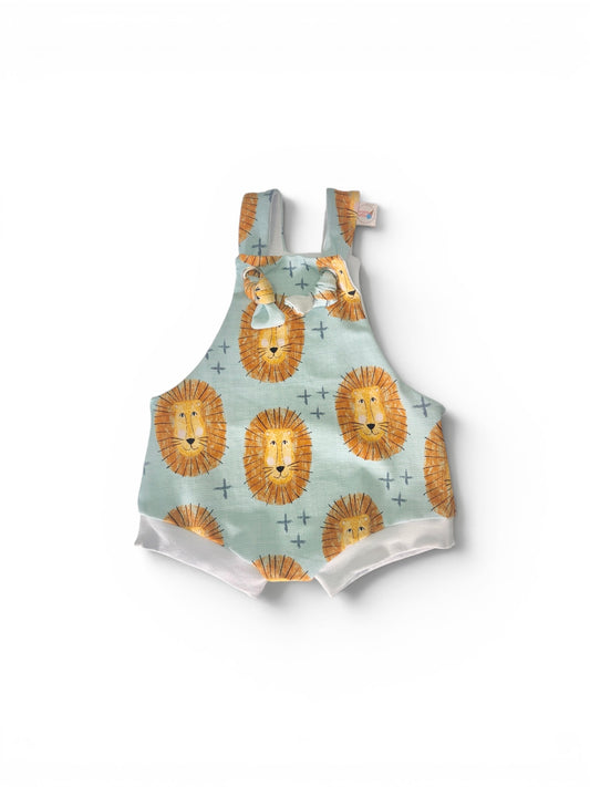 Knotted Romper- Lions