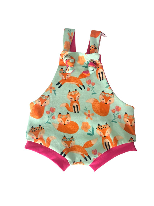 Knotted Romper- Fox