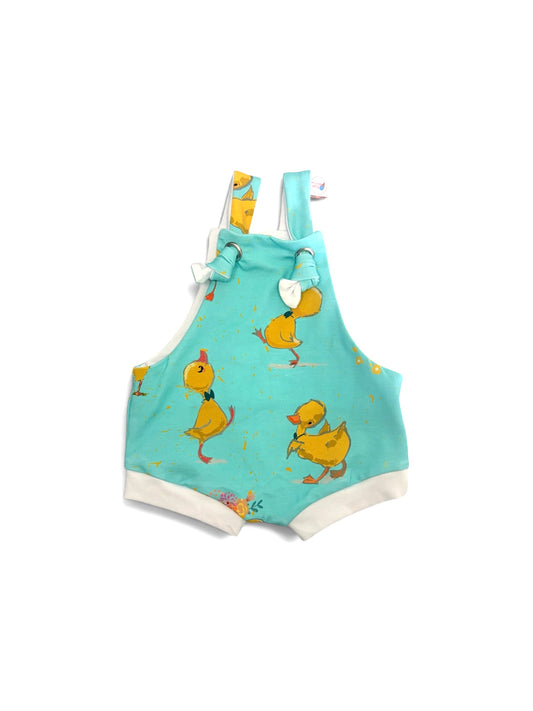 Knotted Romper- Duckling