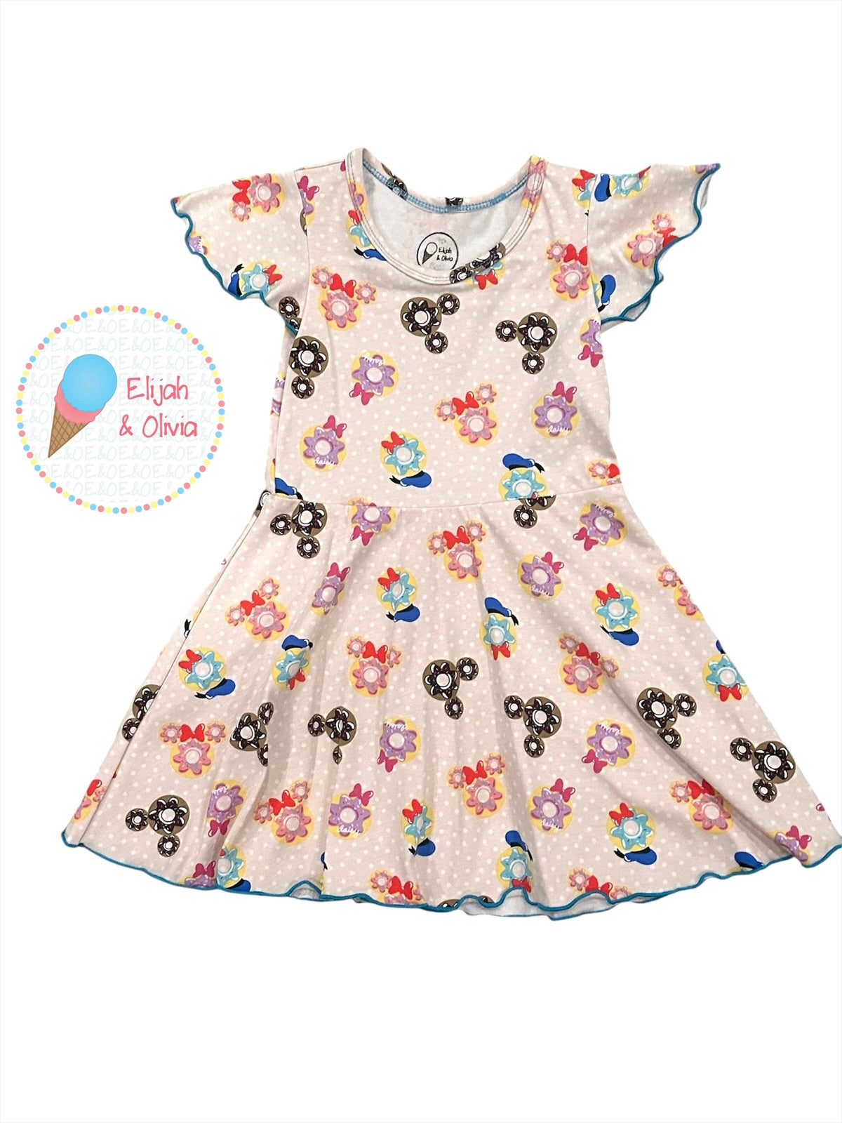 Skater Dress- Magical Donuts