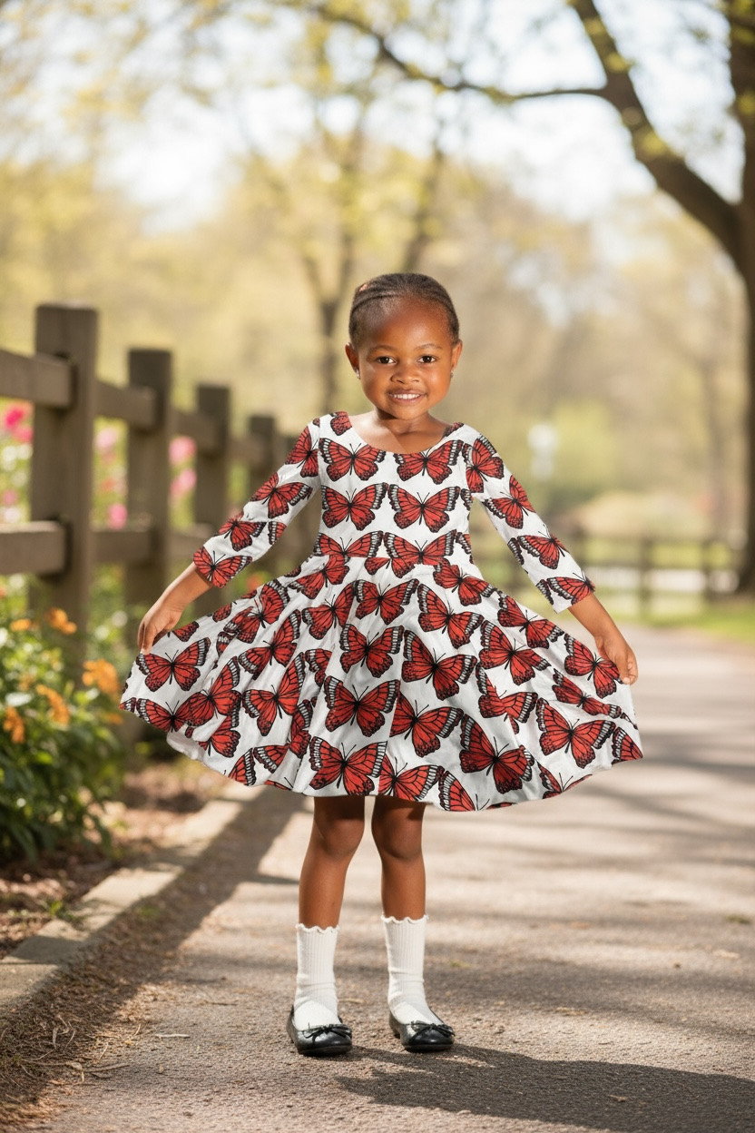 Cecilia Dress- Monarchs