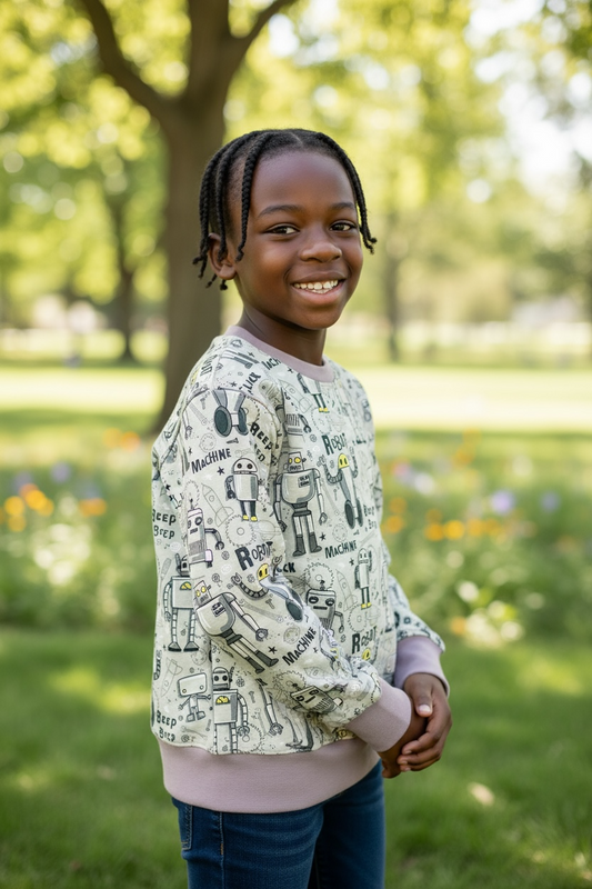 Sweatshirt- Robot Machine