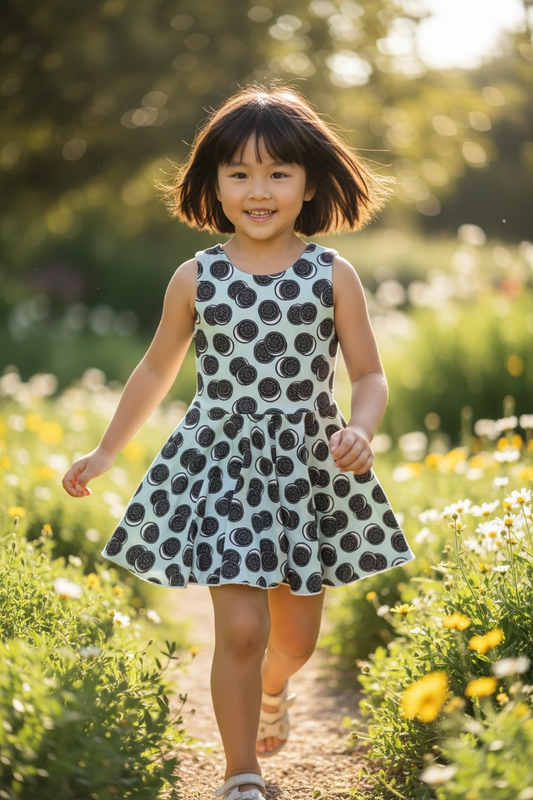 Chloe Tank Dress- Cookies