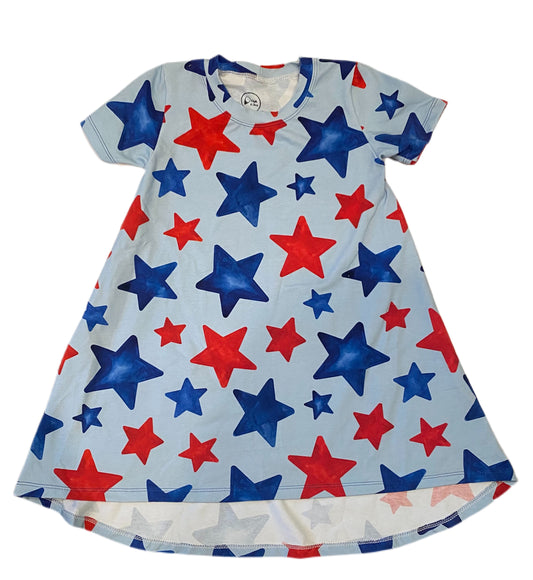 T-Shirt Dress- Stars