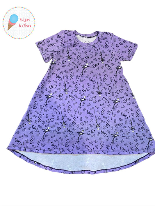 T-shirt Dress- Skeleton