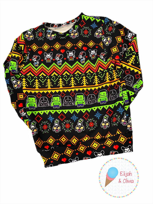 Crewneck Sweatshirt- Gaming friends